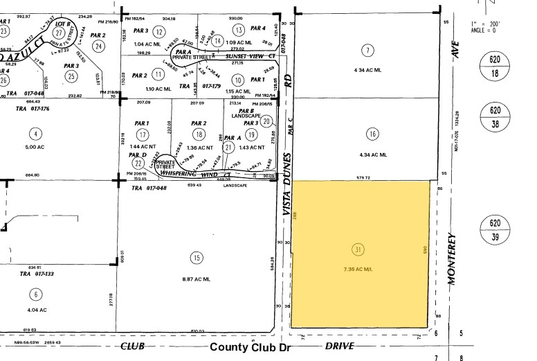 72780 Country Club Dr, Rancho Mirage, CA à louer - Plan cadastral - Image 2 de 4