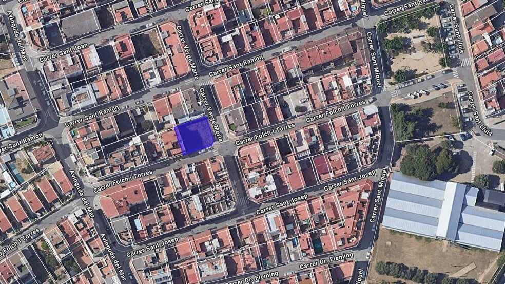 Carrer de la Verge Maria, 9, Palafolls, Barcelona for sale - Plat Map - Image 3 of 3