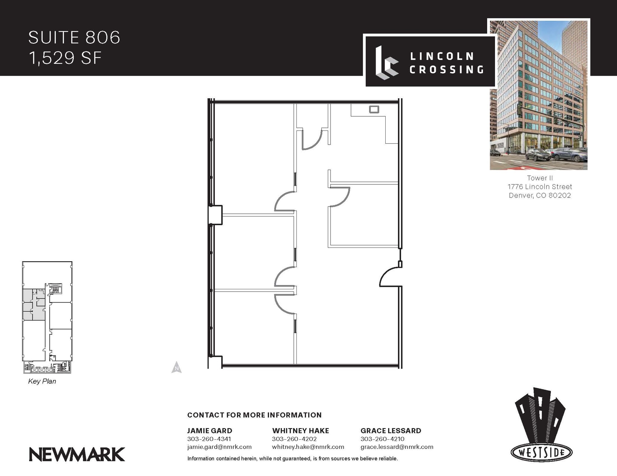 1776 N Lincoln St, Denver, CO for lease Floor Plan- Image 1 of 1