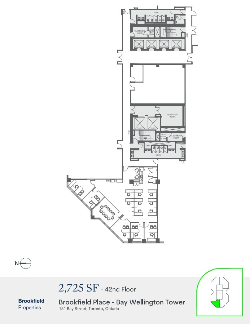 181 Bay St, Toronto, ON for lease Floor Plan- Image 1 of 1
