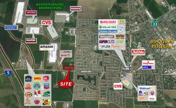 15619 Baldwin Rd, Patterson, CA - Aerial map view