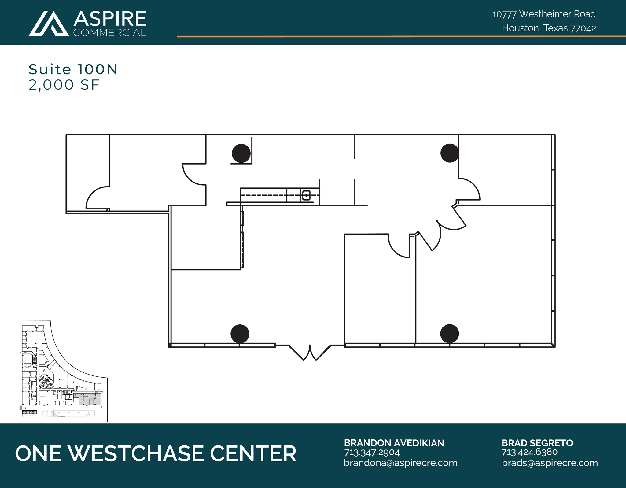 10777 Westheimer Rd, Houston, TX for lease Floor Plan- Image 1 of 1