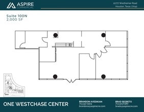 10777 Westheimer Rd, Houston, TX for lease Floor Plan- Image 1 of 1