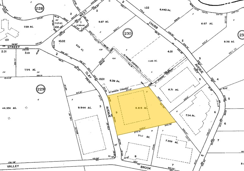 220-230 Clay Ave, Lyndhurst, NJ à louer - Plan cadastral - Image 2 de 6