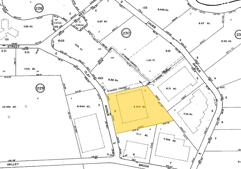 220-230 Clay Ave, Lyndhurst, NJ for lease - Plat Map - Image 2 of 6