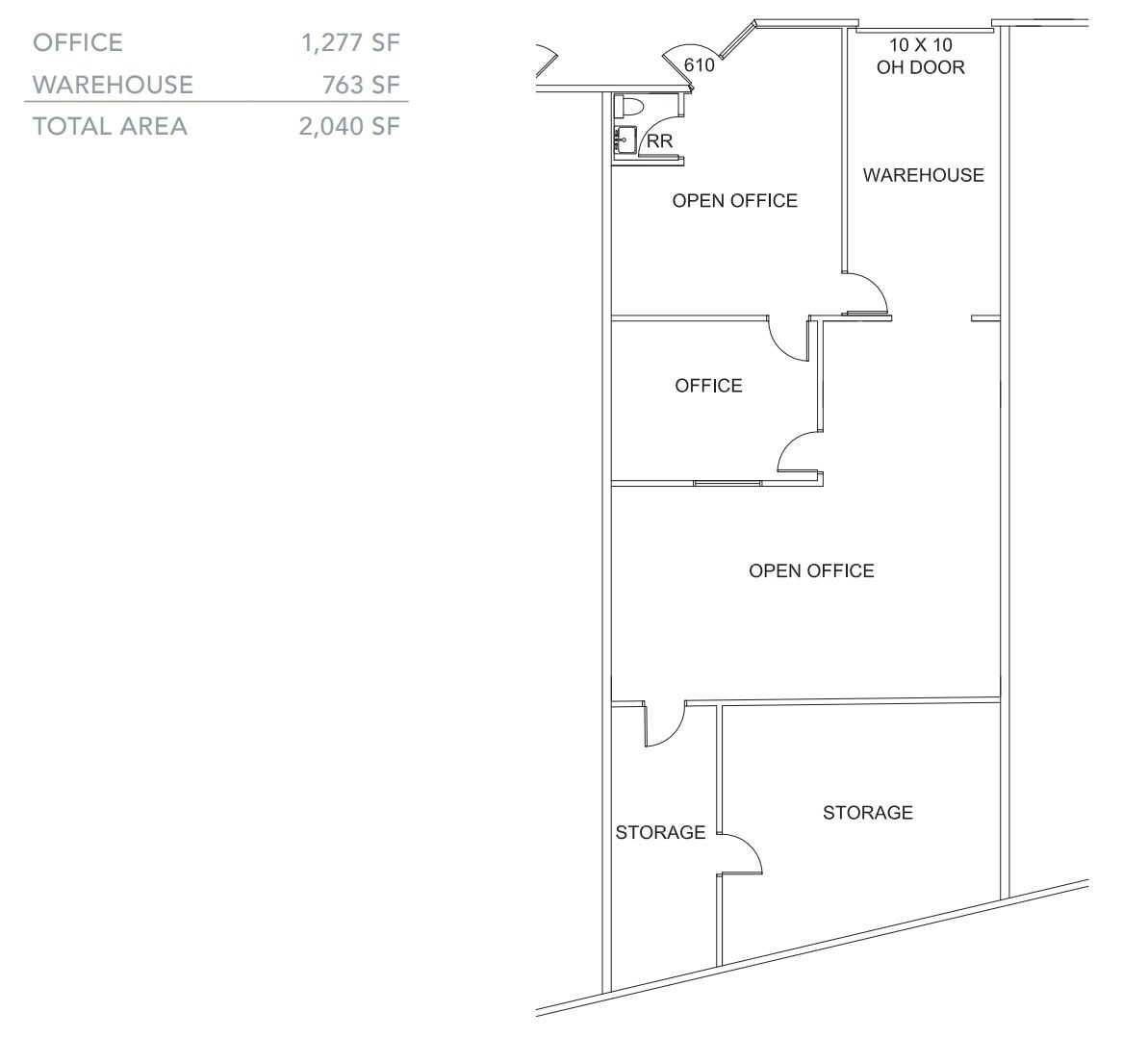 1225 W College Ave, Carrollton, TX for lease Floor Plan- Image 1 of 1