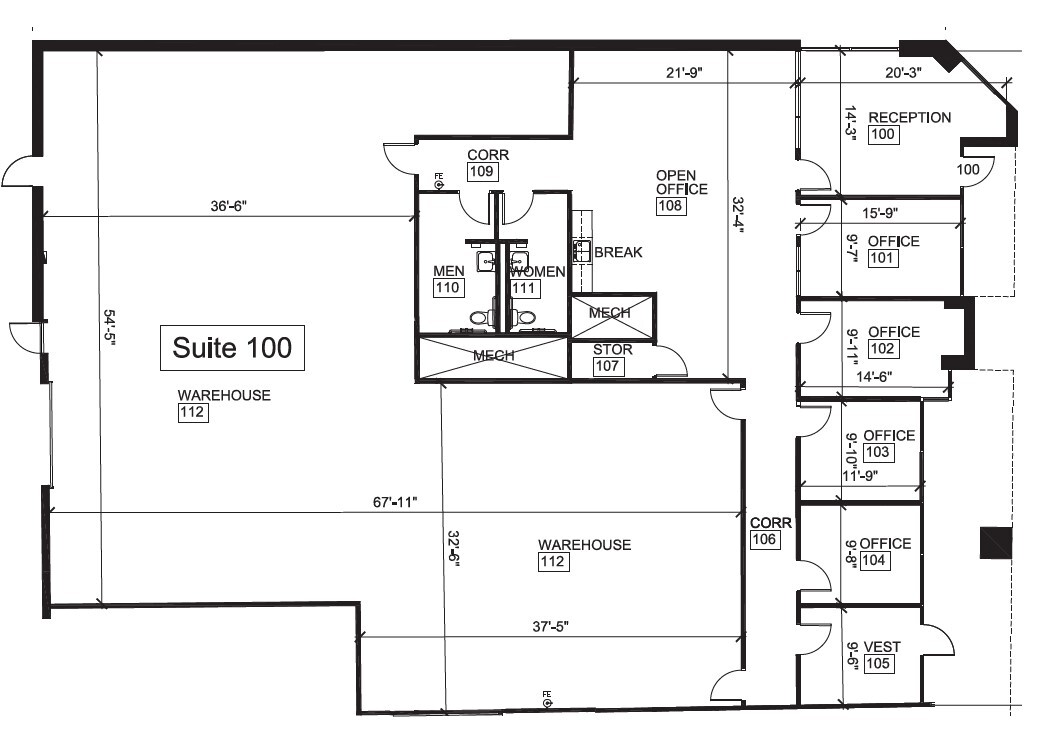 1900 Firman Dr, Richardson, TX for lease Floor Plan- Image 1 of 1