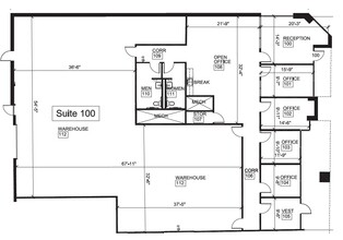 1900 Firman Dr, Richardson, TX for lease Floor Plan- Image 1 of 1