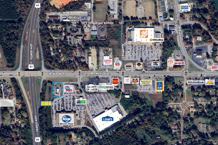 1530 Hwy 16, Griffin, GA for lease Aerial- Image 1 of 2