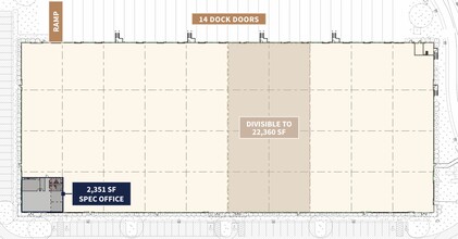 2080 Creekside Industrial Pky, Mebane, NC for lease Floor Plan- Image 2 of 2
