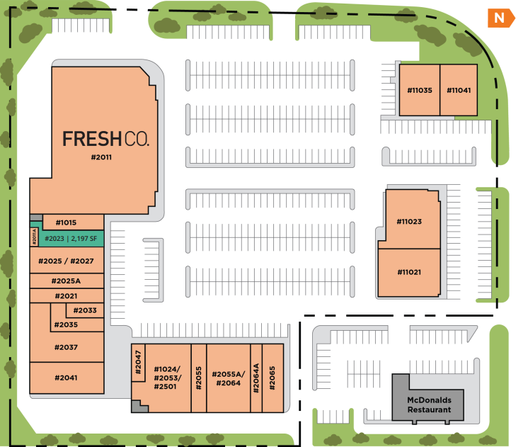 2021-2037 111 St NW, Edmonton, AB for lease Site Plan- Image 1 of 1