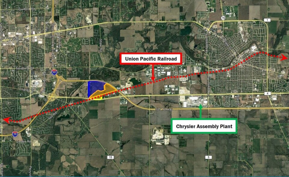 I-90 & Rt 20, Cherry Valley, IL à vendre - Photo du bâtiment - Image 2 de 4