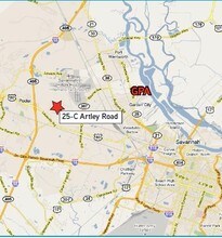 25C Artley Rd, Savannah, GA - AERIAL map view