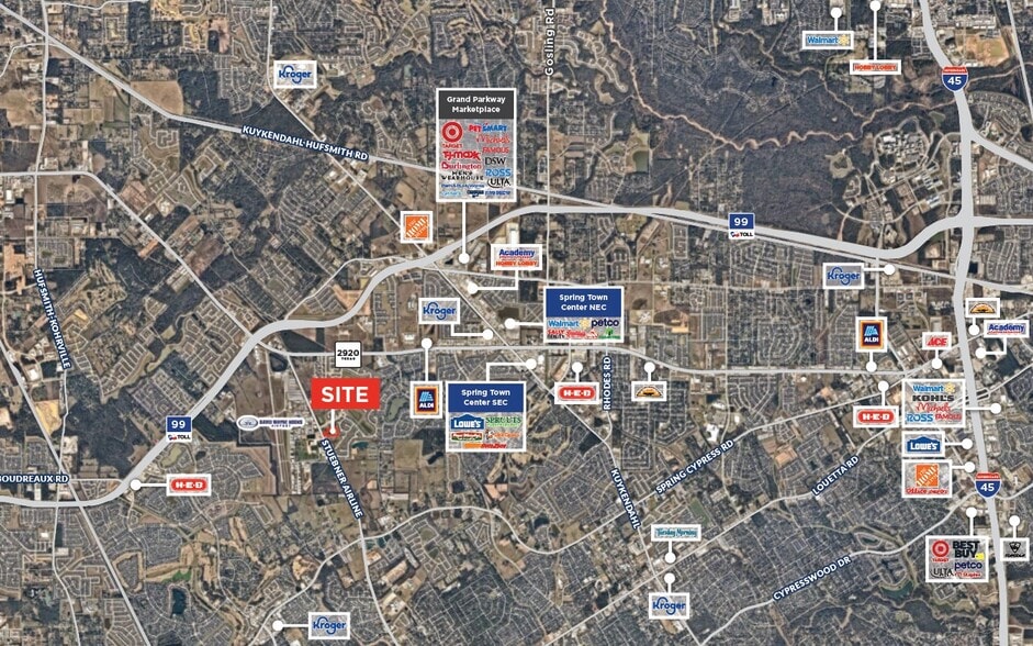 19916 Stuebner Airline Rd, Spring, TX for sale - Aerial - Image 2 of 2