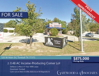 Plus de détails pour 520 W Main St, Tomball, TX - Commerce de détail à vendre