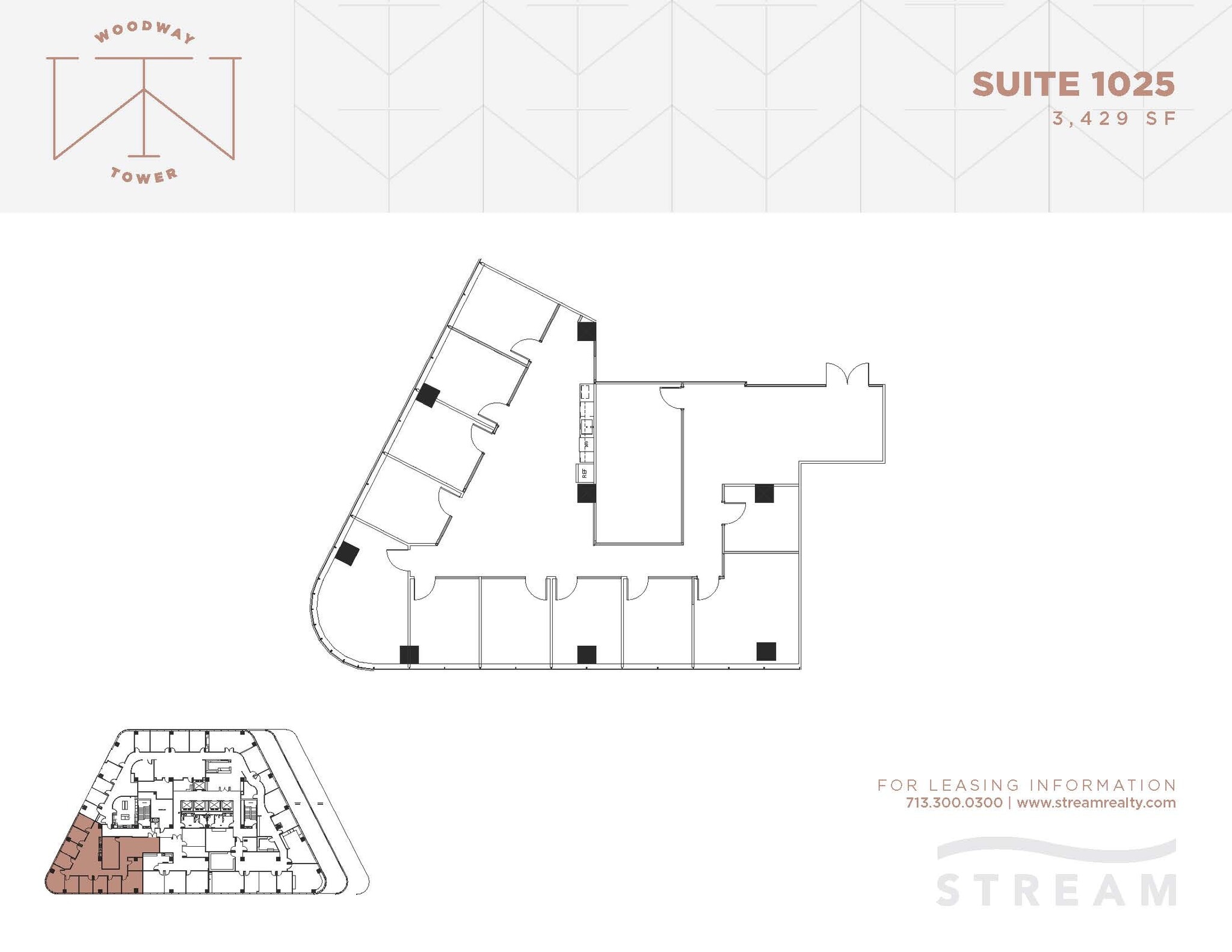 6363 Woodway Dr, Houston, TX for lease Floor Plan- Image 1 of 1