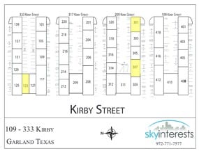 209 S Kirby St, Garland, TX à louer Plan de site- Image 1 de 1