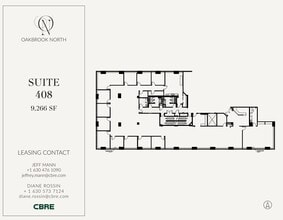 1200 Harger Rd, Oak Brook, IL à louer Plan d’étage- Image 1 de 2