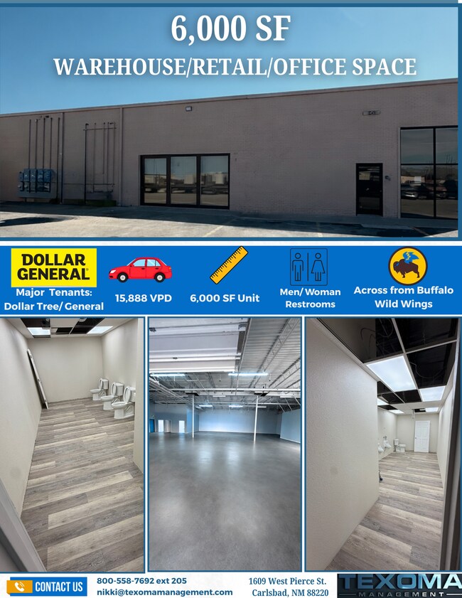 More details for 1481-1607 W Pierce St, Carlsbad, NM - Flex for Lease