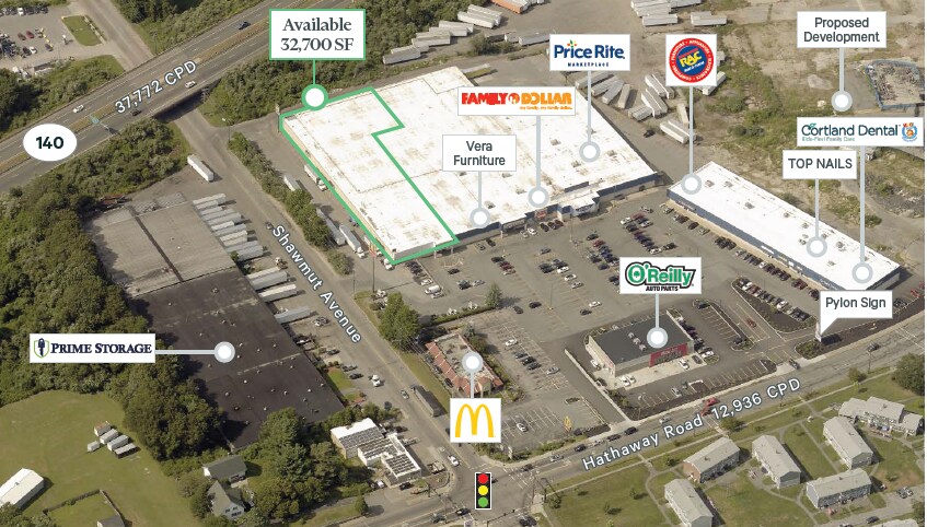 139 Hathaway Rd, New Bedford, MA for lease - Building Photo - Image 2 of 12