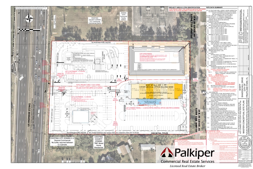 US 441 27, Fruitland Park, FL for lease - Site Plan - Image 3 of 4
