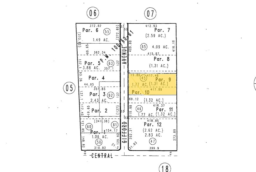 750 E Central Ave, San Bernardino, CA for lease - Plat Map - Image 2 of 9