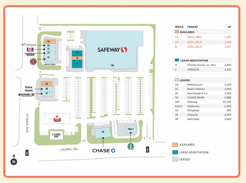 998 Laurel Road, Oakley, CA for lease - Site Plan - Image 3 of 33