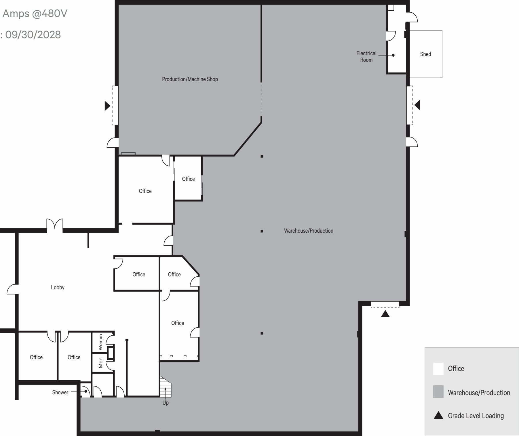 605 Nuttman St, Santa Clara, CA for lease Floor Plan- Image 1 of 1