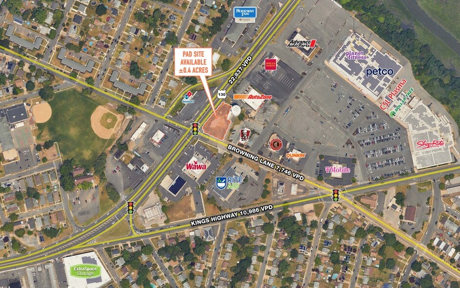 Route 130, Brooklawn, NJ for lease - Aerial - Image 3 of 3