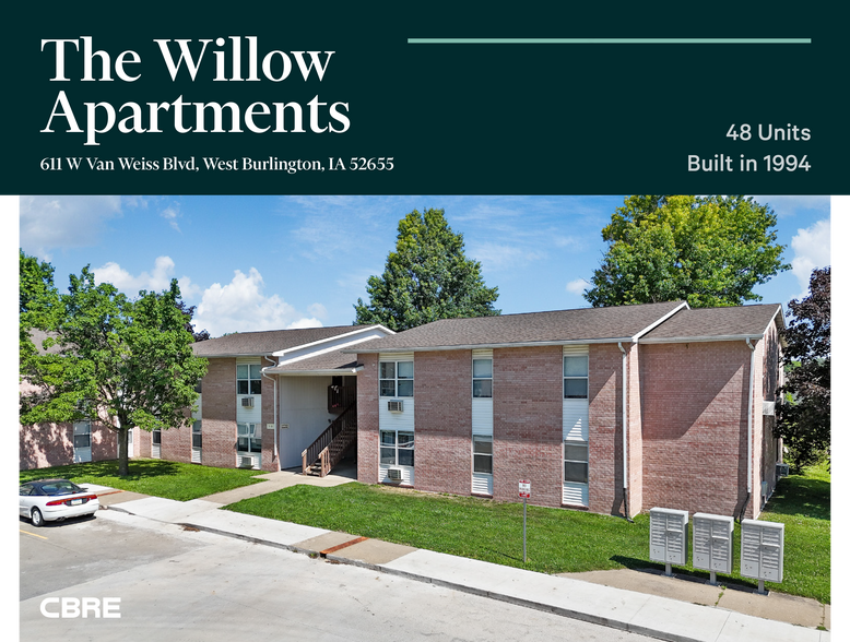 611 W Van Weiss Blvd, West Burlington, IA à vendre - Photo du bâtiment - Image 1 de 18