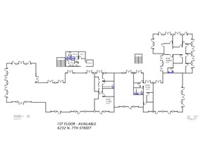 6232 N 7th St, Phoenix, AZ à louer Plan de site- Image 2 de 2