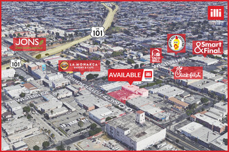 5520-5530 Santa Monica Blvd, Los Angeles, CA - aerial  map view