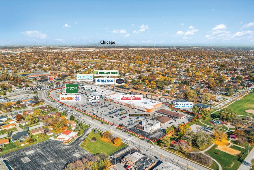 8707-8767 Ridgeland Ave, Oak Lawn, IL à louer - Photo du bâtiment - Image 2 de 21