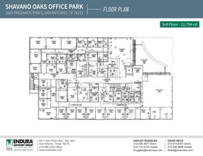 3603 Paesanos Pky, San Antonio, TX à louer Plan d’étage- Image 1 de 1