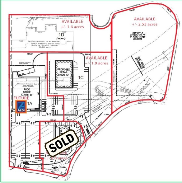 2891 Allison Bonnett Memorial Pky, Hueytown, AL à vendre - Plan de site - Image 3 de 3