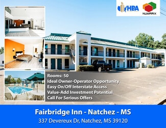 Plus de détails pour 337 Devereaux Dr, Natchez, MS - Services hôteliers à vendre