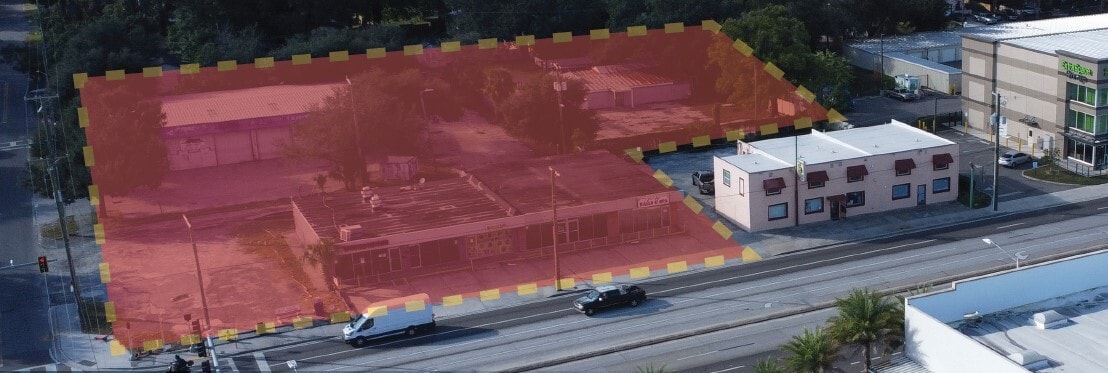 1745 Hillsborough ave, Tampa, FL for sale Aerial- Image 1 of 3