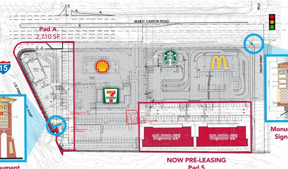 Bundy Canyon Rd, Wildomar, CA à louer - Plan de site - Image 3 de 3