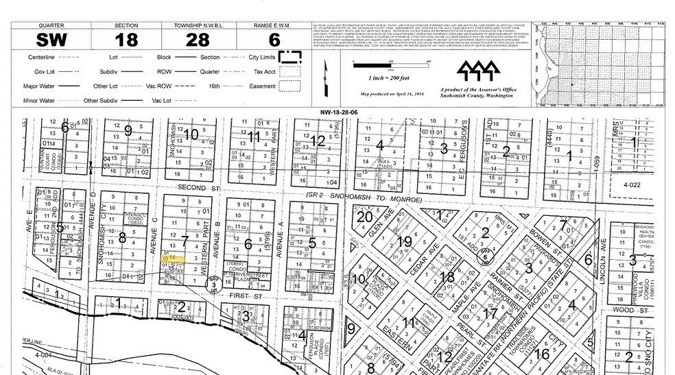 111 Avenue C, Snohomish, WA for lease - Plat Map - Image 3 of 3