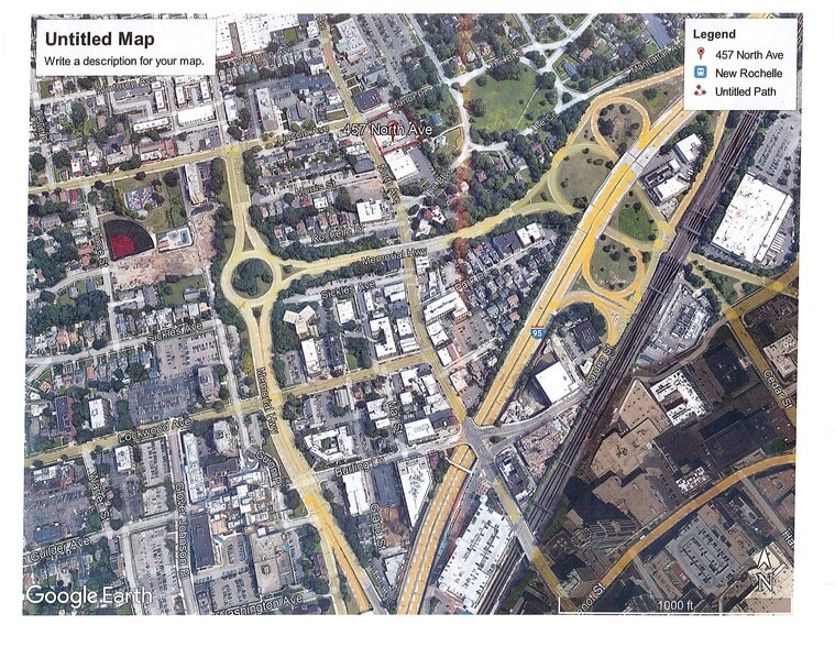 457 North Ave, New Rochelle, NY for lease - Aerial - Image 2 of 2