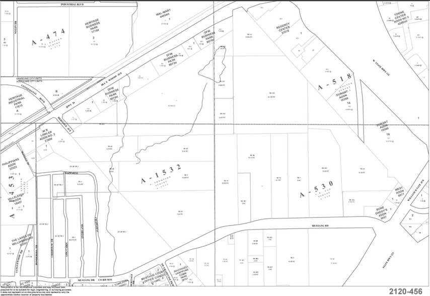 1000 S Nolen Dr, Grapevine, TX for lease - Plat Map - Image 2 of 4