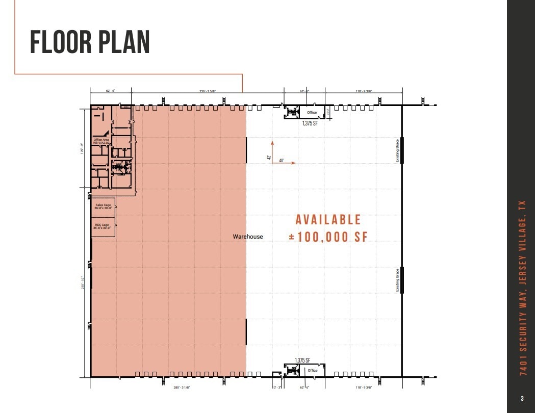 7301-7401 Security Way, Houston, TX for lease Floor Plan- Image 1 of 1