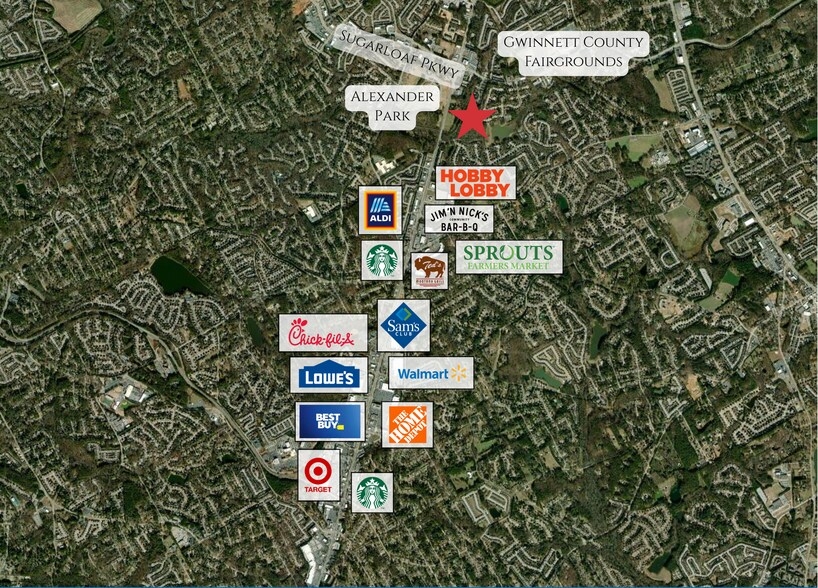 956 Scenic Hwy, Lawrenceville, GA à vendre - Photo du bâtiment - Image 2 de 3