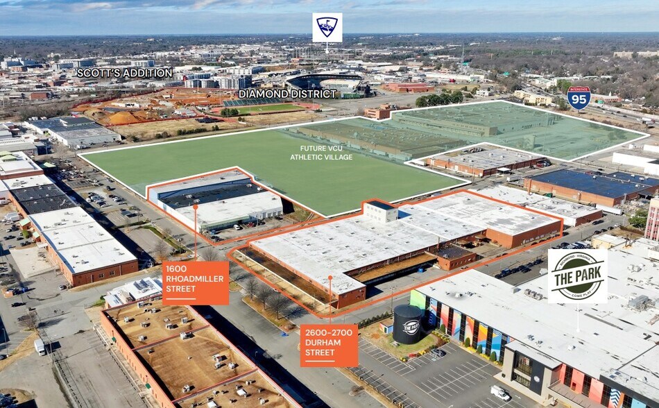 2600 Durham St, Richmond, VA for sale - Aerial - Image 2 of 4