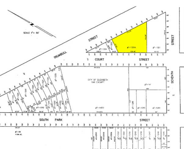 706-720 Trumbull St, Elizabeth, NJ for lease - Plat Map - Image 3 of 4