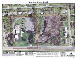 4150 Pontiac Lake Rd, Waterford, MI - AERIAL  map view