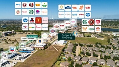 8878 Barker Cypress Rd, Cypress, TX - AÉRIEN  Vue de la carte