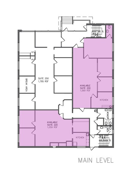 3951 N Meridian St, Indianapolis, IN à louer - Plan d’étage - Image 3 de 8