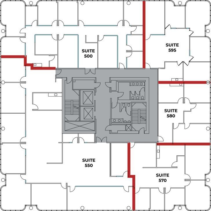 450 Newport Center Dr, Newport Beach, CA à louer Plan d’étage- Image 1 de 1