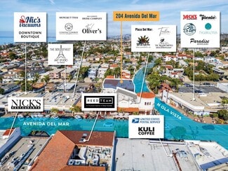 Plus de détails pour 204 Avenida del Mar, San Clemente, CA - Commerce de détail à louer